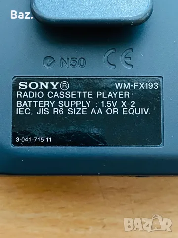 Snony WM-FX193   FM/ AM , снимка 5 - Радиокасетофони, транзистори - 56449803