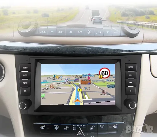 Мултимедия, Mercedes, E Class, Двоен дин, Мерцедес, W211, E200, E220, E270, Е320, Android, CLK клас, снимка 8 - Аксесоари и консумативи - 50311477