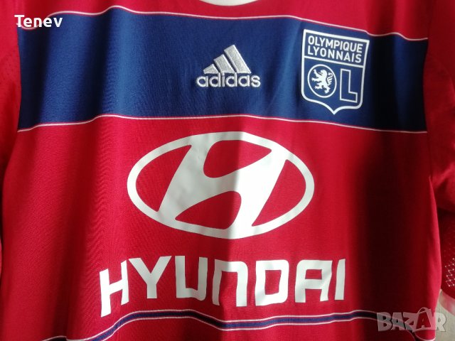 Olympique Lyonnais Lyon Adidas оригинална рядка фланелка тениска 2013/2014 Олимпик Лион размер S, снимка 3 - Тениски - 37802043
