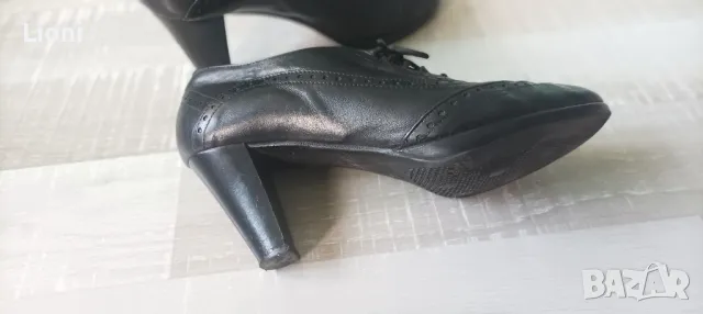 Дамски боти естествена кожа , снимка 4 - Дамски обувки на ток - 48874267