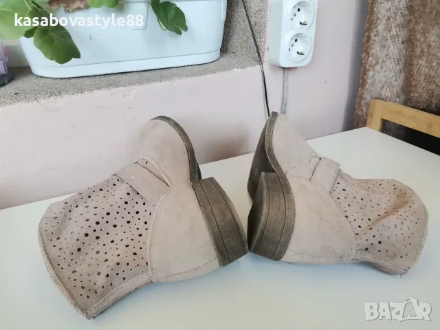 Дамски боти Blue Motion 39 н. Естествен велур , снимка 8 - Дамски боти - 56161016