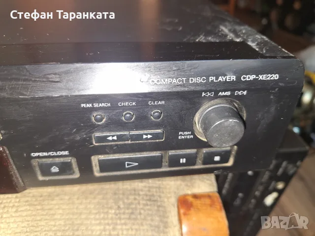 CD pleyar SONY CDP-XE220 , снимка 5 - Плейъри, домашно кино, прожектори - 56059205