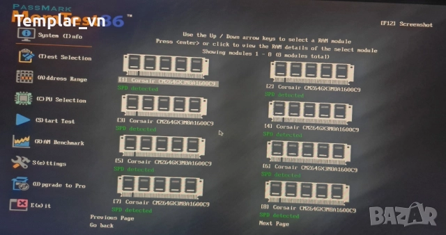 Corsair Vengeance 8 x 8 GB DDR3 1600 PC3 12800, снимка 3 - RAM памет - 52304573