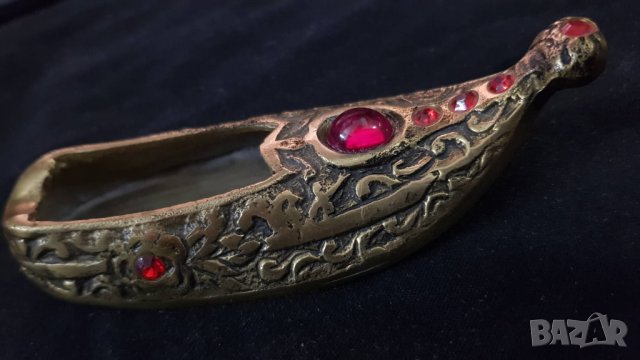 Продавам два пепелника от месинг, красива уникална изработка, снимка 3 - Други - 38607969