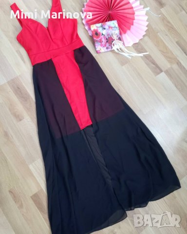 Италианска рокля с воал , снимка 2 - Рокли - 30554949