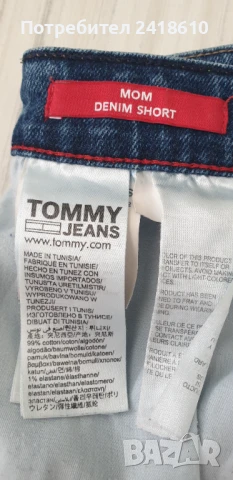 Tommy Hilfiger Mom Denim Jeans Short Womens Size 31 ОРИГИНАЛ! Дамски Къси Дънкови Панталони!, снимка 11 - Къси панталони и бермуди - 50713378