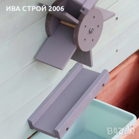 Детски дървен пясъчник с навес 120×120 см | Пейки и аксесоари | PraktiHome, снимка 6 - Игри и пъзели - 54237216