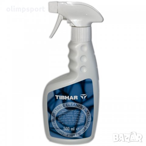 препарат за почистване на тенис маси Tibhar Table celaner 500ml нов лесно отстранява чертите и точки