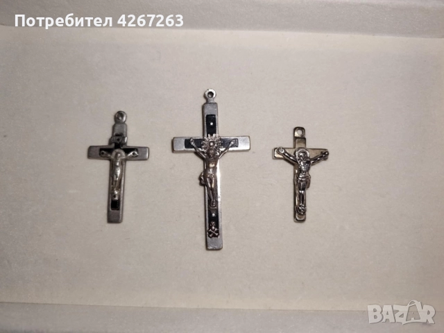 Старинни нагръдни разпятия, снимка 4 - Антикварни и старинни предмети - 52813090
