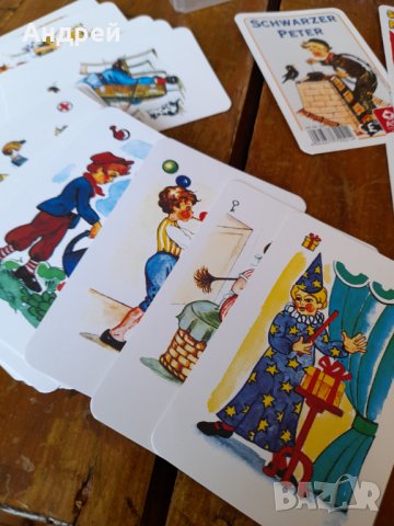 Стари карти за игра Schwarzer Peter,Черен Петър #2, снимка 4 - Други ценни предмети - 34192223