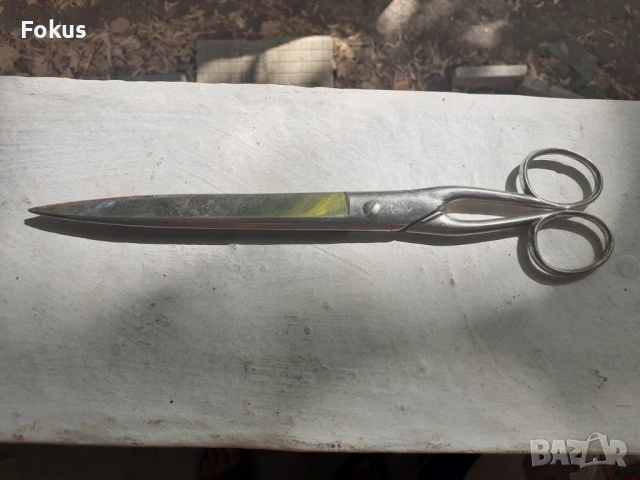Стара голяма немска ножица Solingen, снимка 3 - Антикварни и старинни предмети - 53307074
