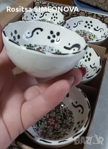 Комплект от 6 бр. керамични купички, снимка 6 - Сервизи - 35935864
