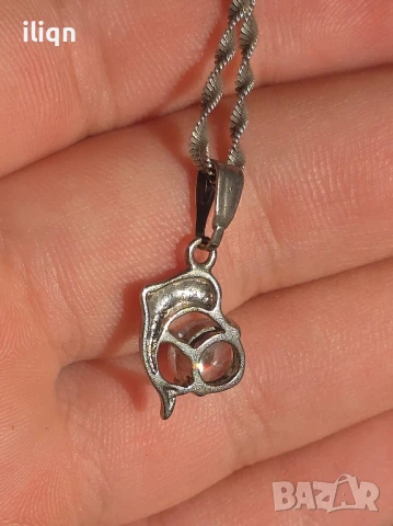 Сребърен синджир с висулка. 52см. Цена 22,99лв. За Севлиево безплатна доставка. , снимка 4 - Колиета, медальони, синджири - 51309953
