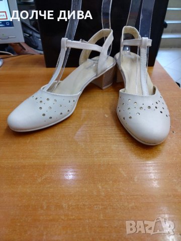 НАМАЛЕНИЕ-Дамски обувки/сандали/ естествена кожа м. 224, снимка 4 - Дамски обувки на ток - 40748567
