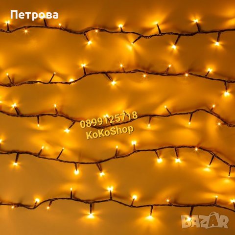 Коледни лампички на батерии-2.20 метра/лампички за коледна елха , снимка 2 - Декорация за дома - 42719040