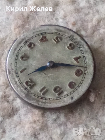 Механизъм с циферблат от стар ръчен часовник 52096, снимка 5 - Мъжки - 52270147