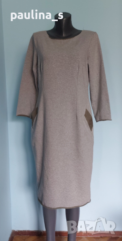 Изумителна маркова ватирана рокля "Lagarto" / голям размер , снимка 2 - Рокли - 36527559