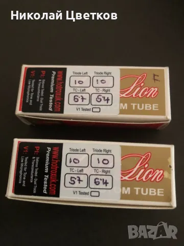 Genalex Gold Lion ECC81 / 12AT7 gold, снимка 6 - Ресийвъри, усилватели, смесителни пултове - 48912509