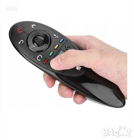 Дистанционно за LG Smart TV AN-MR500 AN-MR500G, Greenwaze, USB, функция индикатор, Черен, снимка 3 - Друга електроника - 53243843