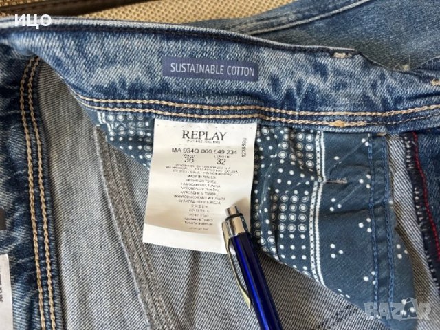 Мъжки дънки Replay, снимка 6 - Дънки - 51168356