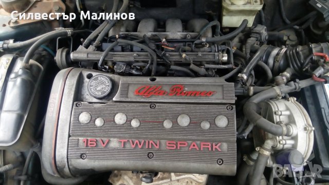 Оборудване от Двигател 1,4 и. е. Т. С. 16В за Алфа Ромео 145 146 155 от Alfa Romeo 145 1.4 i.e. 16V , снимка 2 - Части - 29803400