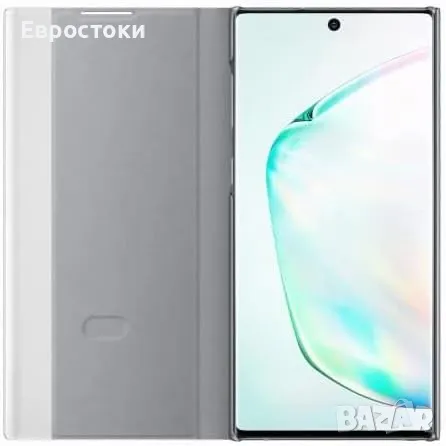 Оригинален калъф Samsung Galaxy Note 10, Galaxy Note 10 5G Clear View Cover – сребрист, снимка 4 - Калъфи, кейсове - 49426329