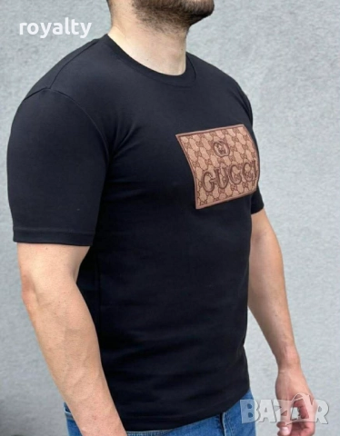 Gucci Мъжки Тениски Два Цвята , снимка 2 - Тениски - 52561614