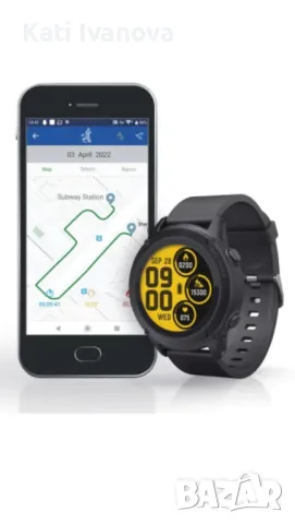 GPS Спортен часовник SilverCrest SSG 430 Smart часовник за фитнес, снимка 8 - Смарт часовници - 48396227