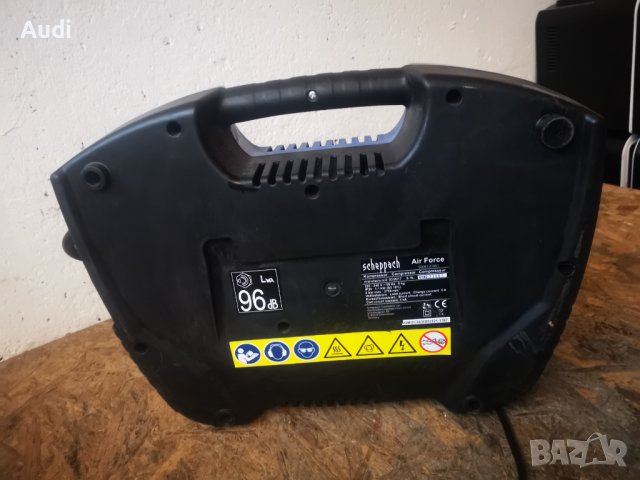 Компактен лесно преносим компресор за автомобил Scheppach 1.1kW 8bar Max 3750об./мин. 1.5Н/P Дебит 1, снимка 3 - Аксесоари и консумативи - 37347691