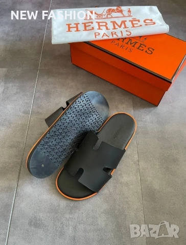 Мъжки Чехли ✨ HERMES , снимка 7 - Мъжки чехли - 51463241