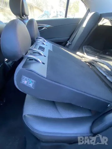 mercedes w211 avantgarde кожен салон кожа&плат авангард с подгрев на седалки падаща задна облегалка, снимка 6 - Части - 47862857