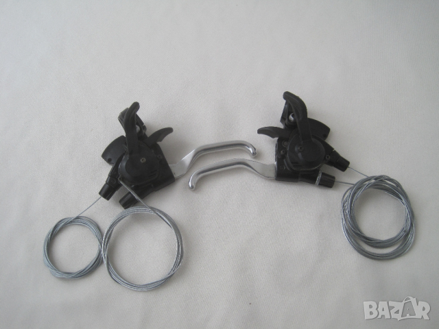 Shimano Deore Lx-ST-m567-команди 3x8 speed, снимка 6 - Части за велосипеди - 44629497