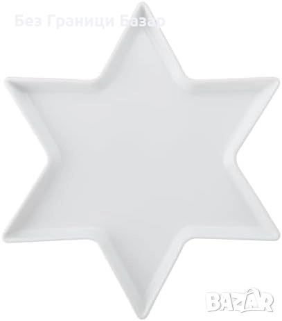 Нова Mikasa порцеланова звезда чиния 30см за предястия десерти кухня
