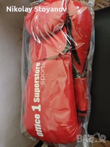 Боксови ръкавиц Office 1 Superstore sports, червени