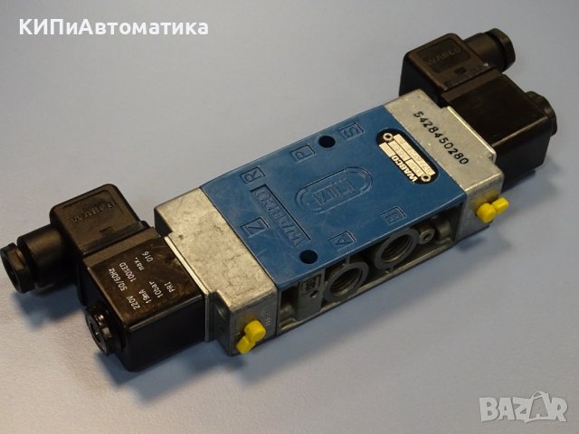 разпределител пневматичен WABCO 0021889 220V, 50/60Hz, 1/2, снимка 10 - Резервни части за машини - 38283241