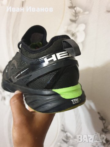 маратонки за тенис  Head Sprint SF Clay Nero Verde номер 45 , снимка 8 - Маратонки - 42237528
