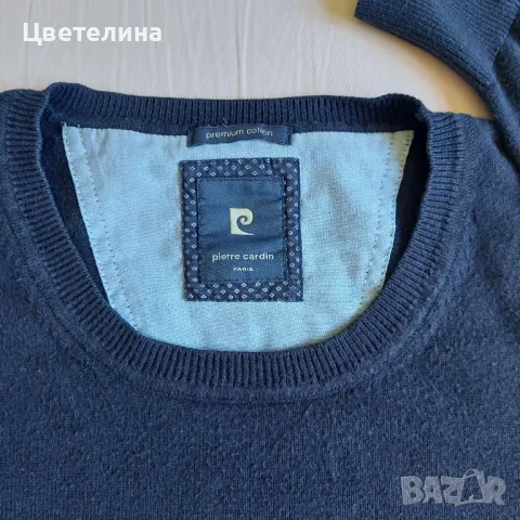 Оригинален пуловер Pierre Cardin, размер 3XL, снимка 3 - Пуловери - 49427530