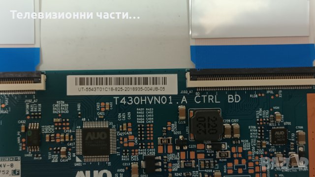 LG 43LK5100PLA със счупен екран-EAX67862002(1.0)/43T01-C09/43LH51_FHD_A Type/HC430DUN-VAVX1-A11X, снимка 9 - Части и Платки - 38998935