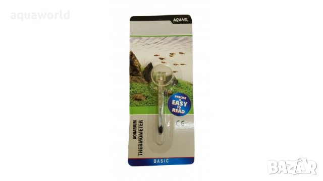 "ПРОМОЦИЯ"  Стъклен термометър AquaEL 6см нано