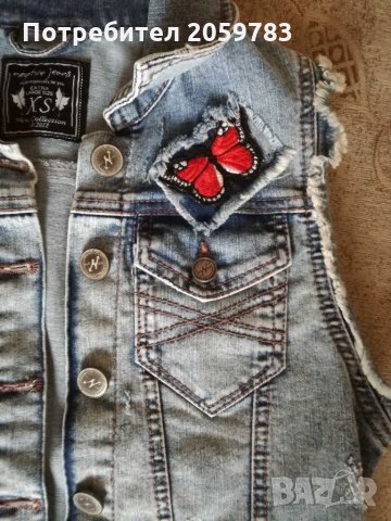  Дамски дънкови елечета, снимка 3 - Якета - 31372581