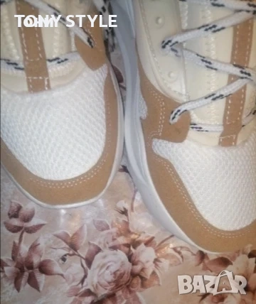 RUNNERBOSS Оригинал Нови Дамски Маратонки Изцяло от Естествена Кожа 42, снимка 3 - Маратонки - 51696824