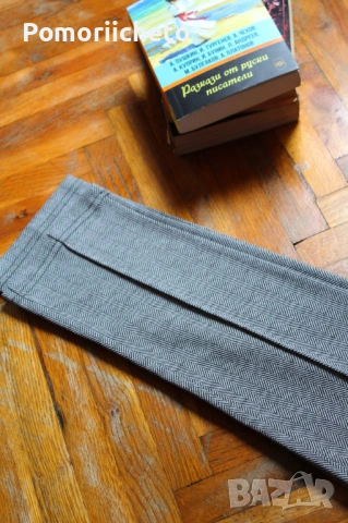 Плътен клин в черно и бяло тип панталон размер М, снимка 4 - Панталони - 54127088