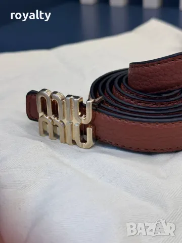 Miu Miu естествена кожа колани , снимка 6 - Колани - 49478738