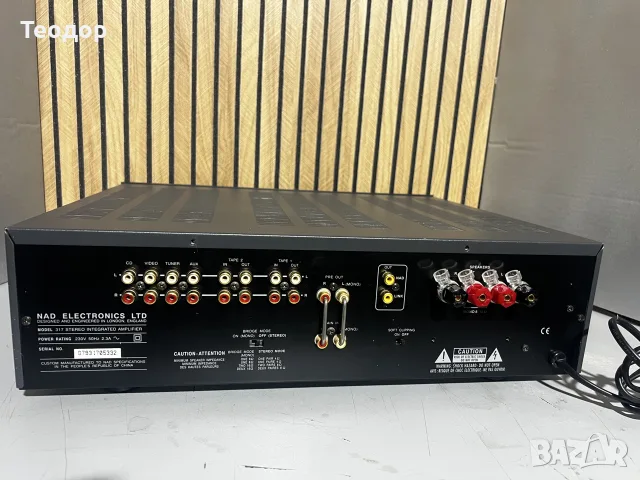 Интегриран усилвател NAD 317, снимка 12 - Ресийвъри, усилватели, смесителни пултове - 56414508