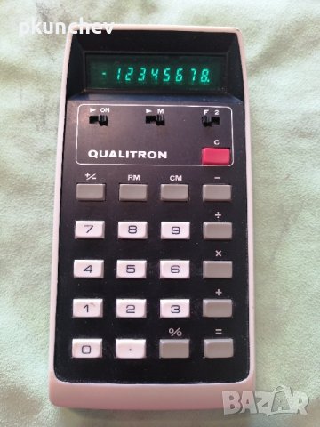 Ретро калкулатор QUALITRON 1442., снимка 2 - Друга електроника - 44368068
