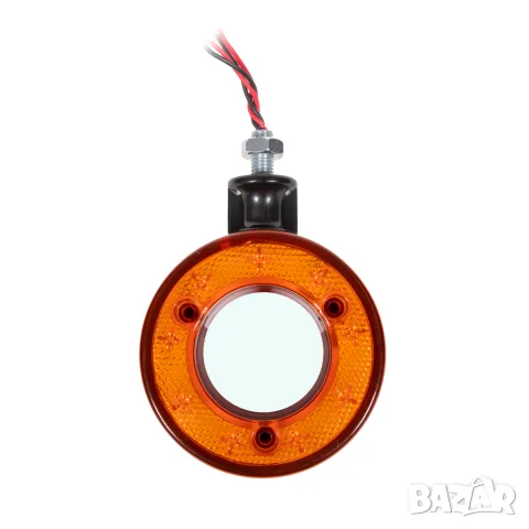 LED габарит за огледало 18 LED 12-24V жълто-бял, снимка 2 - Аксесоари и консумативи - 55868891