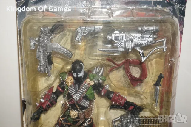 Рядка Фигура 1998 McFarlane Spawn IV Unmasked Series 12 Action Figure With 5 Weapons NEW SEALED, снимка 3 - Колекции - 56241982