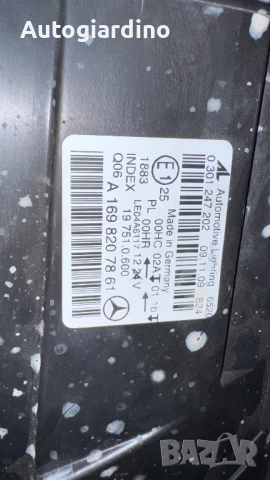 Оригинални Фарове зa Mercedes B Class - A1698207861, снимка 2 - Части - 51155275