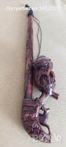 лула дърворезба за ценители отлична , снимка 5 - Антикварни и старинни предмети - 52412095