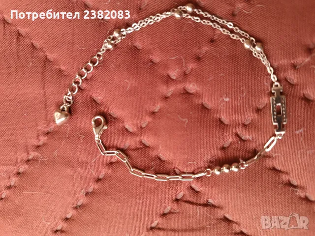 Сребърен комплект, снимка 2 - Колиета, медальони, синджири - 48596146